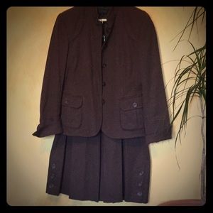 Escada wide leg pants/skirt suit